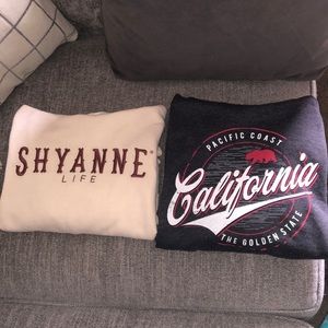 Two comfortable cute hoodies